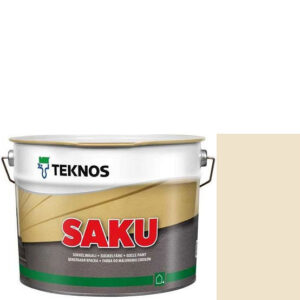 Фото 13 - Краска Текнос фасадная "Цаку" Т7057 (Saku) дисперсионная матовая для бетонных поверхностей (2.7 л) "Teknos".
