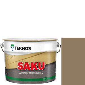 Фото 19 - Краска Текнос фасадная "Цаку" Т7059 (Saku) дисперсионная матовая для бетонных поверхностей (2.7 л) "Teknos".