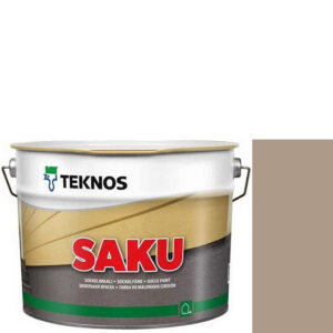 Фото 6 - Краска Текнос фасадная "Цаку" Т7060 (Saku) дисперсионная матовая для бетонных поверхностей (2.7 л) "Teknos".