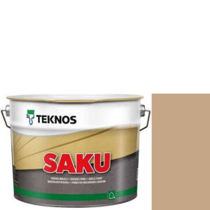 Фото 11 - Краска Текнос фасадная "Цаку" Т7065 (Saku) дисперсионная матовая для бетонных поверхностей (2.7 л) "Teknos".