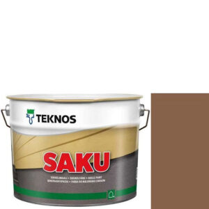 Фото 9 - Краска Текнос фасадная "Цаку" Т7068 (Saku) дисперсионная матовая для бетонных поверхностей (2.7 л) "Teknos".