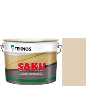 Фото 3 - Краска Текнос фасадная "Цаку" Т7071 (Saku) дисперсионная матовая для бетонных поверхностей (2.7 л) "Teknos".