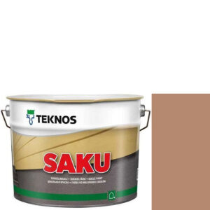 Фото 14 - Краска Текнос фасадная "Цаку" Т7073 (Saku) дисперсионная матовая для бетонных поверхностей (9 л) "Teknos".