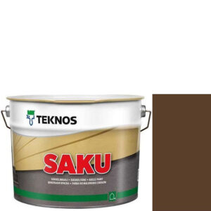 Фото 12 - Краска Текнос фасадная "Цаку" Т7076 (Saku) дисперсионная матовая для бетонных поверхностей (2.7 л) "Teknos".