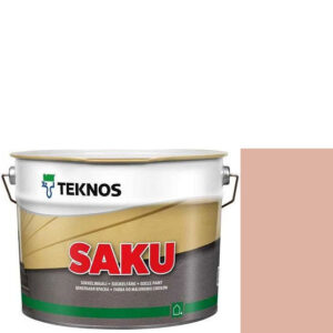 Фото 10 - Краска Текнос фасадная "Цаку" Т7079 (Saku) дисперсионная матовая для бетонных поверхностей (2.7 л) "Teknos".