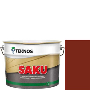Фото 12 - Краска Текнос фасадная "Цаку" Т7083 (Saku) дисперсионная матовая для бетонных поверхностей (9 л) "Teknos".
