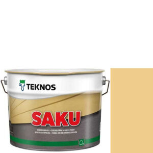 Фото 11 - Краска Текнос фасадная "Цаку" Т7101 (Saku) дисперсионная матовая для бетонных поверхностей (9 л) "Teknos".