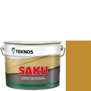 Фото 9 - Краска Текнос фасадная "Цаку" Т7104 (Saku) дисперсионная матовая для бетонных поверхностей (2.7 л) "Teknos".