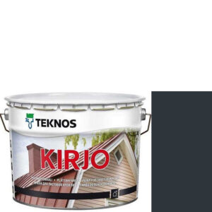 Фото 24 - Краска Текнос "Кирьё" T2504 (Kirjo) алкидная полуматовая для листовой кровли (2.7 л) "Teknos".