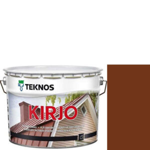 Фото 22 - Краска Текнос "Кирьё" T2511 (Kirjo) алкидная полуматовая для листовой кровли (9 л) "Teknos".