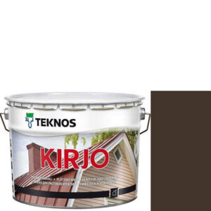 Фото 5 - Краска "Kirjo / Кирьё" цвет - T2513, алкидная полуматовая для листовой кровли, 2.7 л, "Teknos / Текнос".