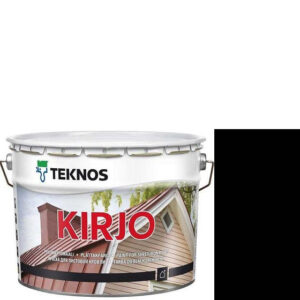 Фото 9 - Краска "Kirjo / Кирьё" цвет - T2515, алкидная полуматовая для листовой кровли, 2.7 л, "Teknos / Текнос".