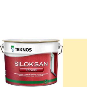 Фото 3 - Краска Текнос фасадная "Силоксан Фасад" S0510-Y20R (Siloksan Facade) силиконовая матовая (2.7 л) "Teknos".