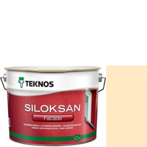 Фото 5 - Краска Текнос фасадная "Силоксан Фасад" S0510-Y40R (Siloksan Facade) силиконовая матовая (2.7 л) "Teknos".