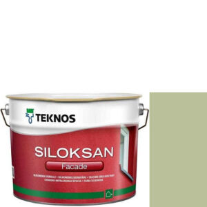 Фото 2 - Краска Текнос фасадная "Силоксан Фасад" S2010-G60Y (Siloksan Facade) силиконовая матовая (2.7 л) "Teknos".