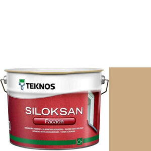 Фото 7 - Краска Текнос фасадная "Силоксан Фасад" S2010-Y40R (Siloksan Facade) силиконовая матовая (2.7 л) "Teknos".