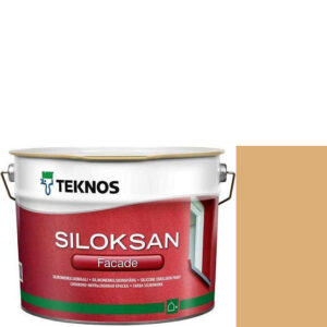 Фото 10 - Краска Текнос фасадная "Силоксан Фасад" S2020-Y30R (Siloksan Facade) силиконовая матовая (9 л) "Teknos".