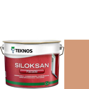 Фото 9 - Краска Текнос фасадная "Силоксан Фасад" S3020-Y60R (Siloksan Facade) силиконовая матовая (2.7 л) "Teknos".