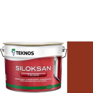 Фото 10 - Краска Текнос фасадная "Силоксан Фасад" S4040-Y70R (Siloksan Facade) силиконовая матовая (9 л) "Teknos".