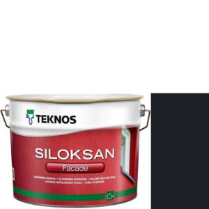 Фото 9 - Краска Текнос фасадная "Силоксан Фасад" S7502-Y (Siloksan Facade) силиконовая матовая (2.7 л) "Teknos".