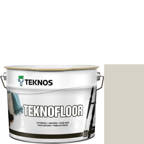 Фото 6 - Краска Текнос "Текнофлор" Т4001 (Teknofloor) уретано-алкидная глянцевая однокомпонентная для пола (2.7 л) "Teknos".