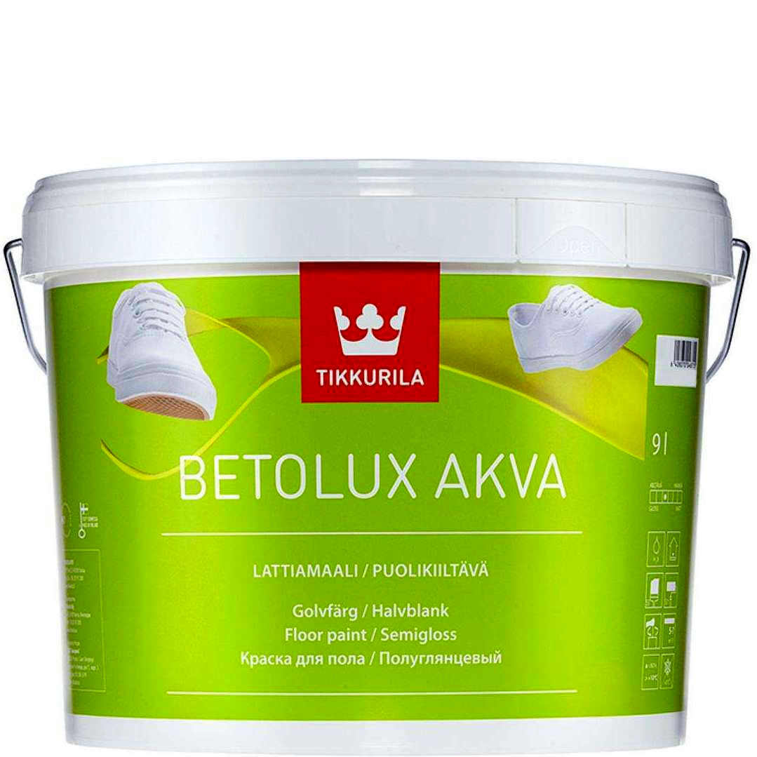 Фото 5 - Краска Тиккурила Бетолюкс Аква (Betolux Akva) акрилатная полуглянцевая для пола (База С) (2.7л) Tikkurila.