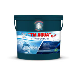 Фото 7 - Грунт-Эмаль 'TM AQUA/ТМ АКВА' RAL 5020 - Океанская синь, 3в1 по ржавчине, водно-акриловая, полуматовая, 10кг 'Талантливый Маляр'.