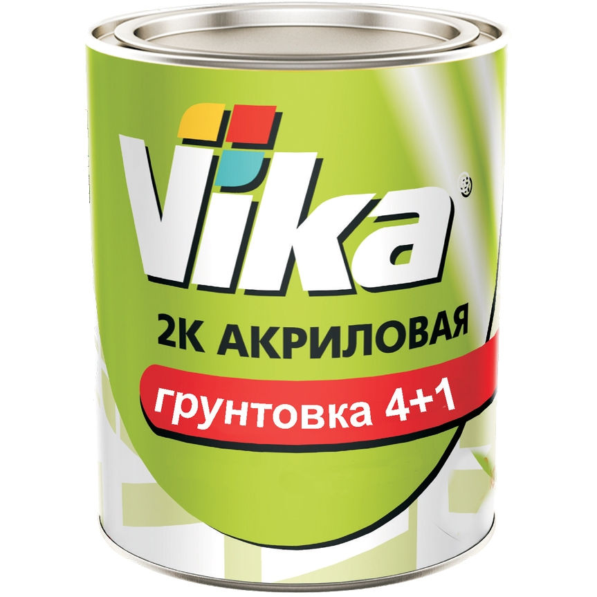 Фото 1 - Грунт 2K 4+1 HS "прямо на металл"акриловый, чёрный, уп.1,20кг Vika/Вика.