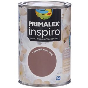Фото 20 - Краска Primalex Inspiro, цвет Горький Шоколад, интерьерная, водоэмульсионная, цветная, 1 л.