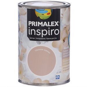 Фото 18 - Краска Primalex Inspiro, цвет Теплый Какао, интерьерная, водоэмульсионная, цветная, 1 л.