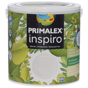 Фото 9 - Краска Primalex Inspiro, цвет Платина, интерьерная, водоэмульсионная, цветная,  2.5 л.