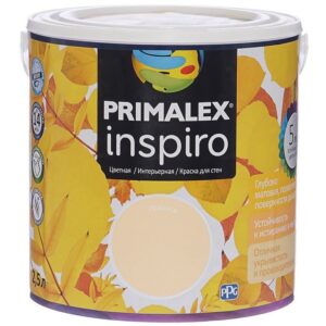 Фото 9 - Краска Primalex Inspiro, цвет Лосось, интерьерная, водоэмульсионная, цветная,  2.5 л.