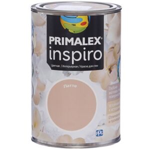 Фото 15 - Краска Primalex Inspiro, цвет Латте, интерьерная, водоэмульсионная, цветная, 1 л.