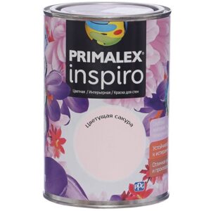 Фото 18 - Краска Primalex Inspiro, цвет Цветущая Сакура, интерьерная, водоэмульсионная, цветная, 1 л.