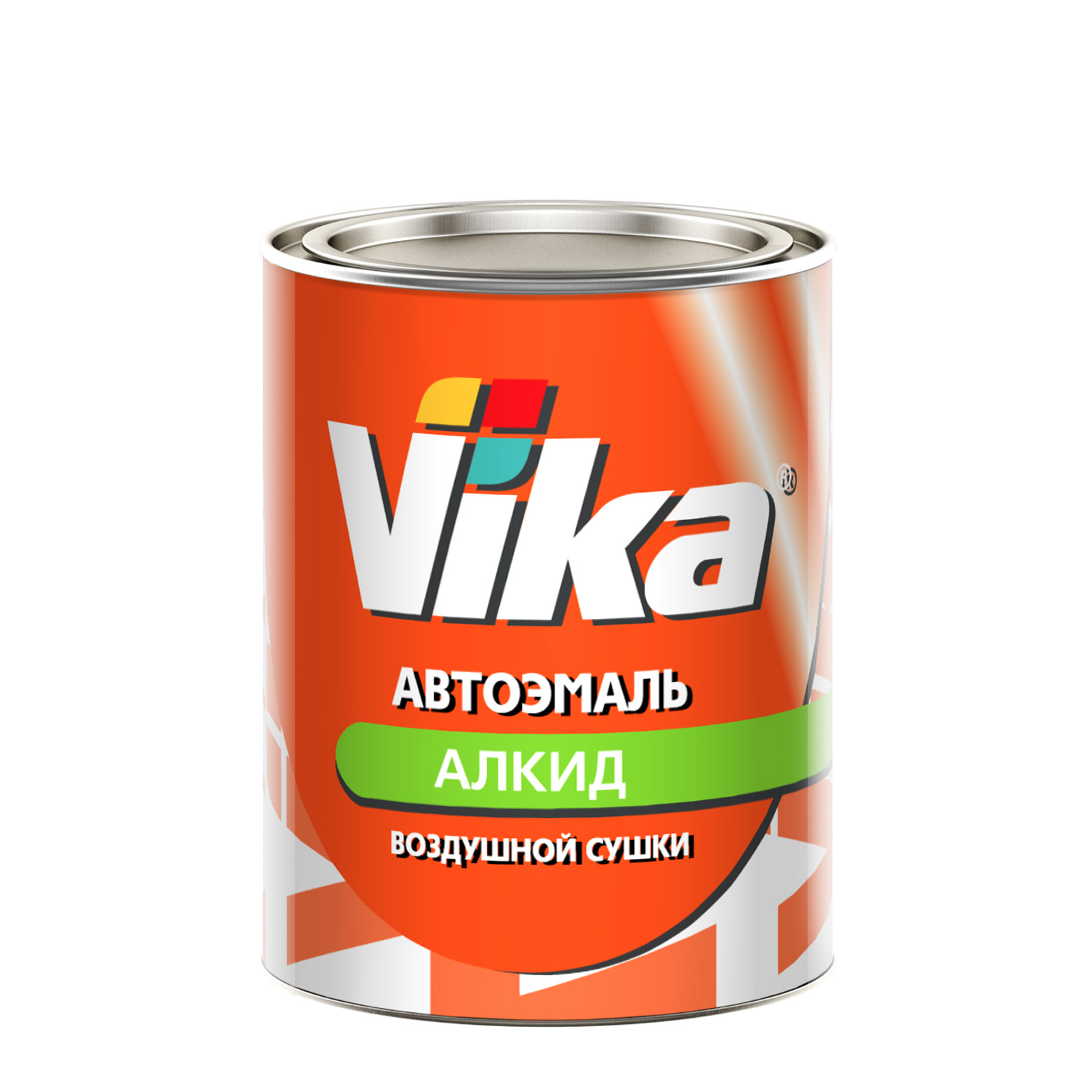 Фото 1 - Автоэмаль Vika-60, цвет 201 Белая алкидная глянцевая естественной сушки - 0,8 кг.