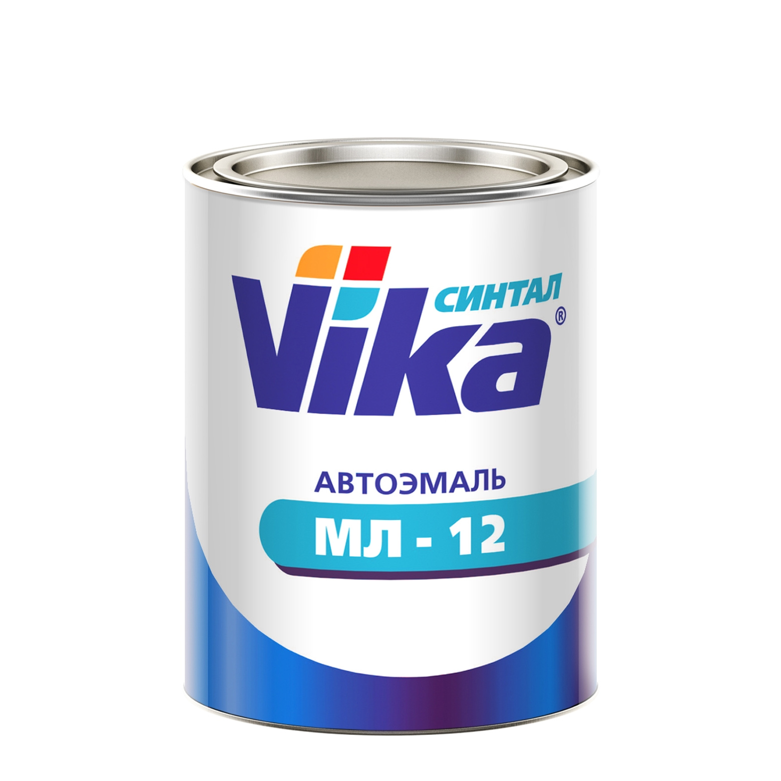Фото 1 - Автоэмаль МЛ-12, цвет 42 Красная меламиноалкидная полуглянцевая профессиональная - 0,8 кг Vika/Вика.