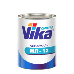 Фото 5 - Автоэмаль МЛ-12, цвет Белая меламиноалкидная полуглянцевая профессиональная - 0,8 кг Vika/Вика.