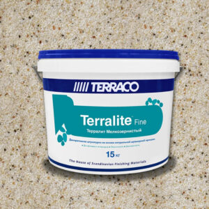 Фото 7 - Штукатурка TERRALITE FINE  на основе мраморной крошки, мелкозернистая, A 40-F (15кг) – Terraco / Террако.