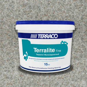 Фото 16 - Штукатурка TERRALITE FINE  на основе мраморной крошки, мелкозернистая, 91-F (15кг) – Terraco / Террако.