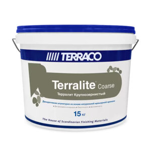 Фото 5 - Штукатурка TERRALIT COARSE  на основе мраморной крошки, крупнозернистая, 300-C (15кг) – Terraco / Террако.