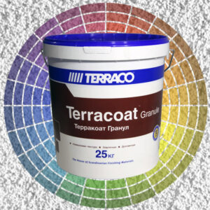 Фото 17 - Штукатурка TERRACOAT GRANULE  декоративная акриловая, зерно 1,5 мм, шуба (25кг) – Terraco / Террако.