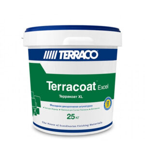 Фото 8 - Штукатурка TERRACOAT XL  декоративная акриловая, зерно 1,5 мм, короед (25кг) – Terraco / Террако.